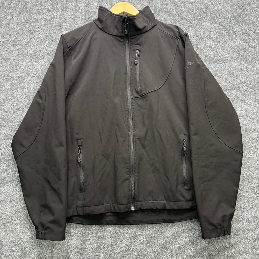 Black Diamond Softshell Jacket Men's Size M Black Full Zip Outdoor Performance